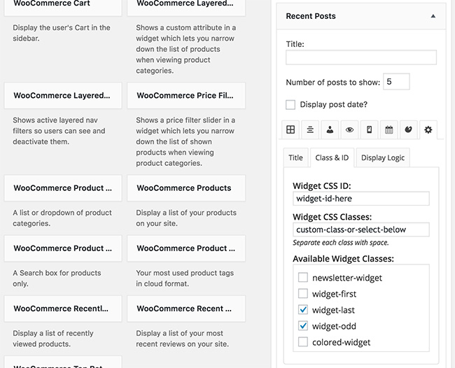 Assign Custom WordPress Widget ID and/or Classes Assign Custom WordPress Widget ID and/or Classes