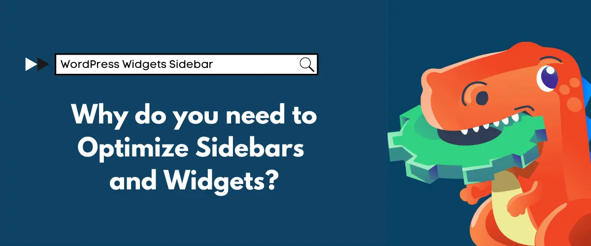 Why do you need to Optimize Sidebars and Widgets?