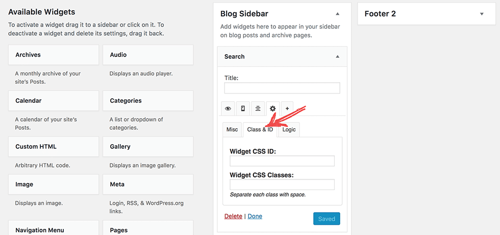 Add Custom WordPress Widget CSS Class