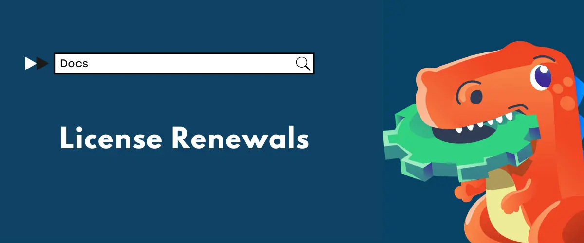 License Renewals - Widget Options