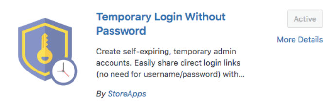 Temporary Login Without Password by Store Apps