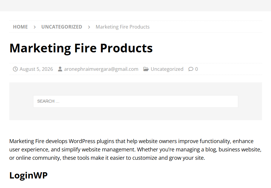 WO Shortcode integrated