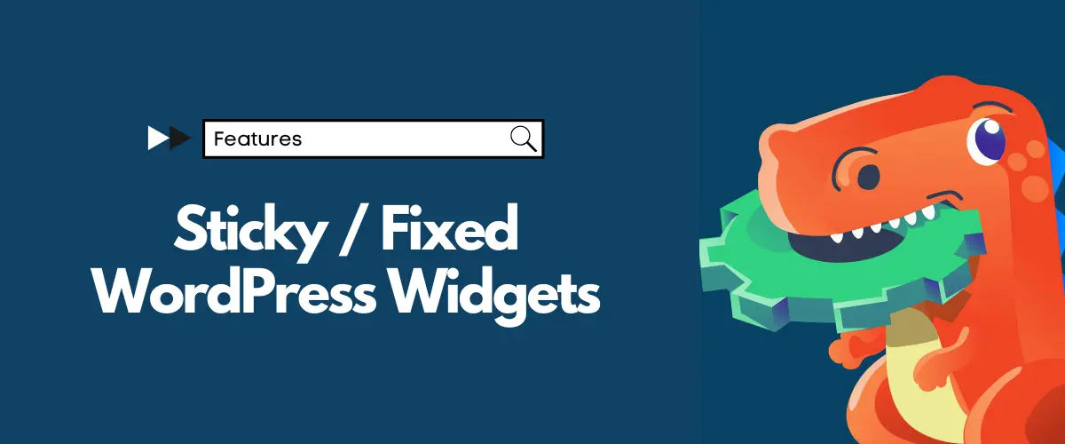 Sticky / Fixed WordPress Widgets